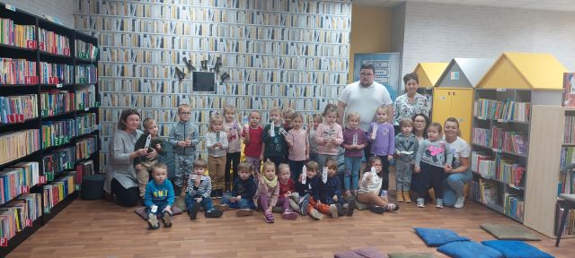 Przedszkolaki w&nbsp;bibliotece