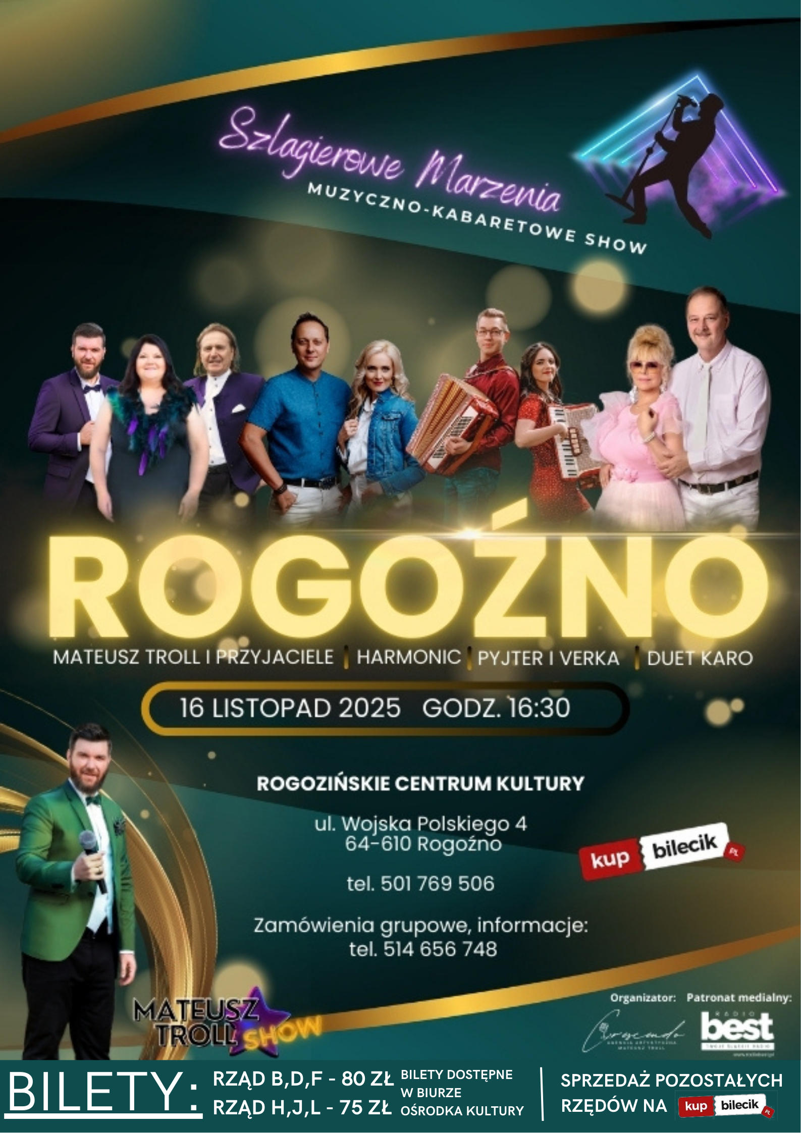 ORYGINALNY PLAKAT Z CENAMI