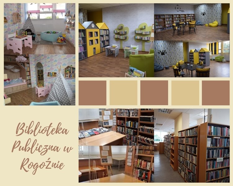 Biblioteka dział dla dorosłych i dla dzieci