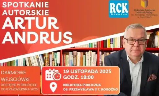 Zdjęcie do Spotkanie autorskie z Arturem Andrusem!