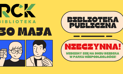 Zdjęcie do 30 MAJA - BIBLIOTEKA NIECZYNNA!