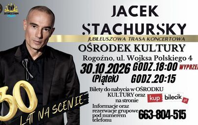 Zdjęcie do Koncert Jacka Stachurskiego!